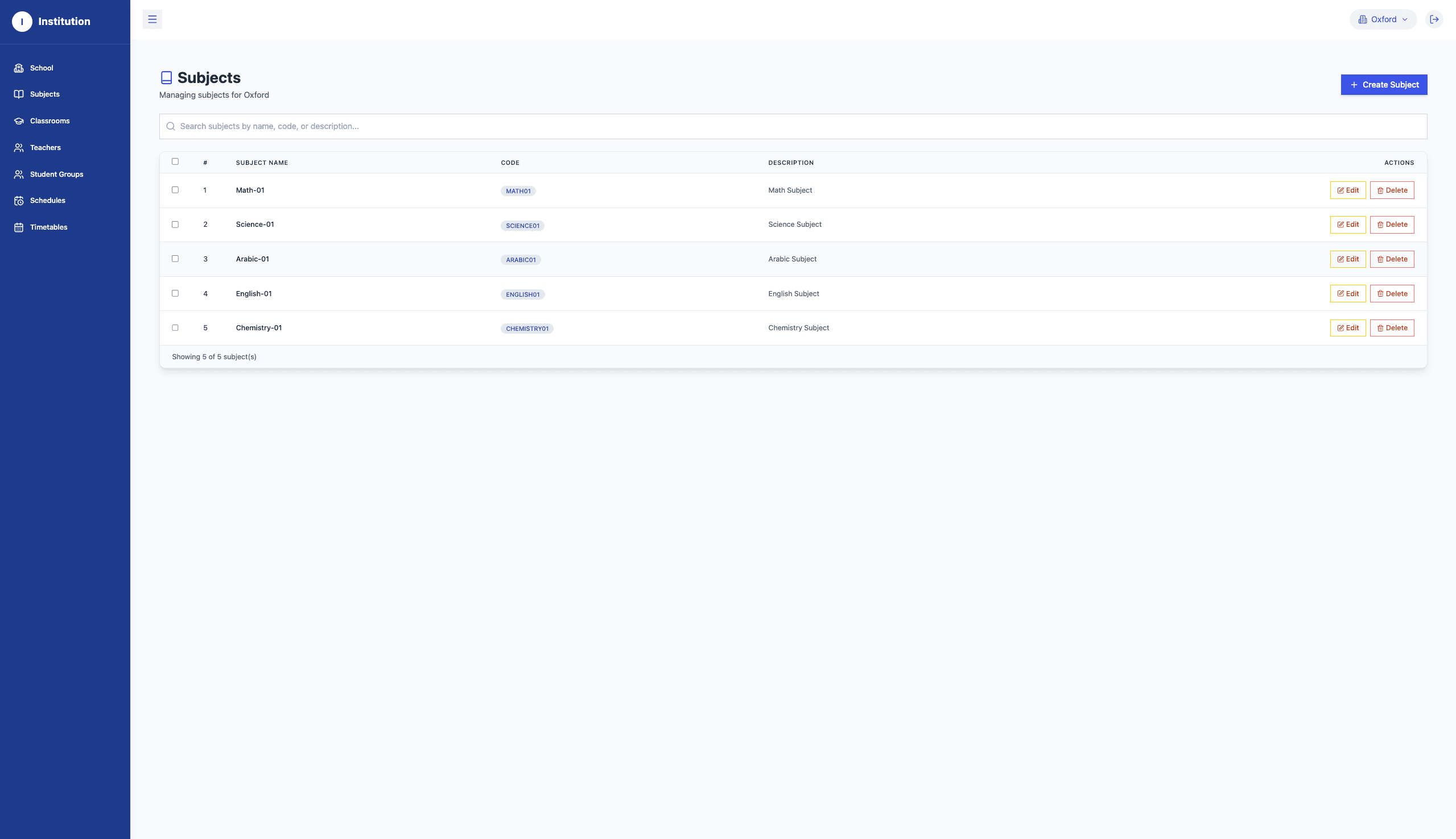 Institute Management System thumbnail 2
