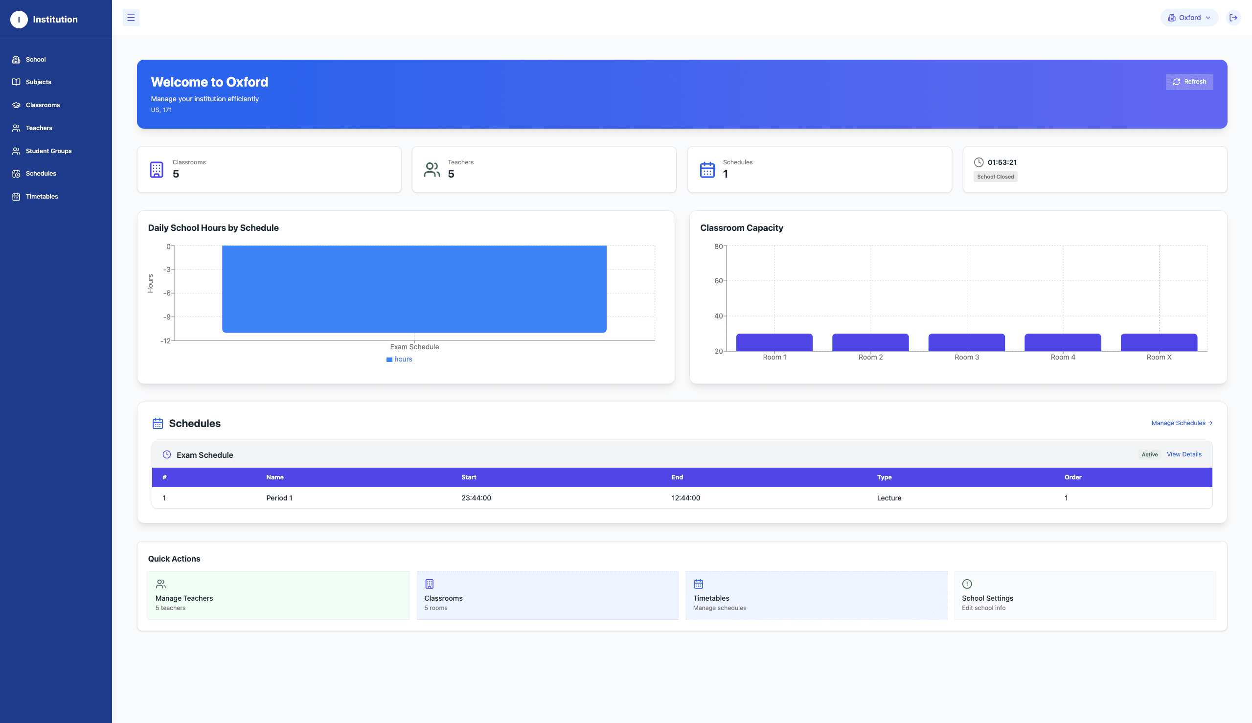 Institute Management System thumbnail 1
