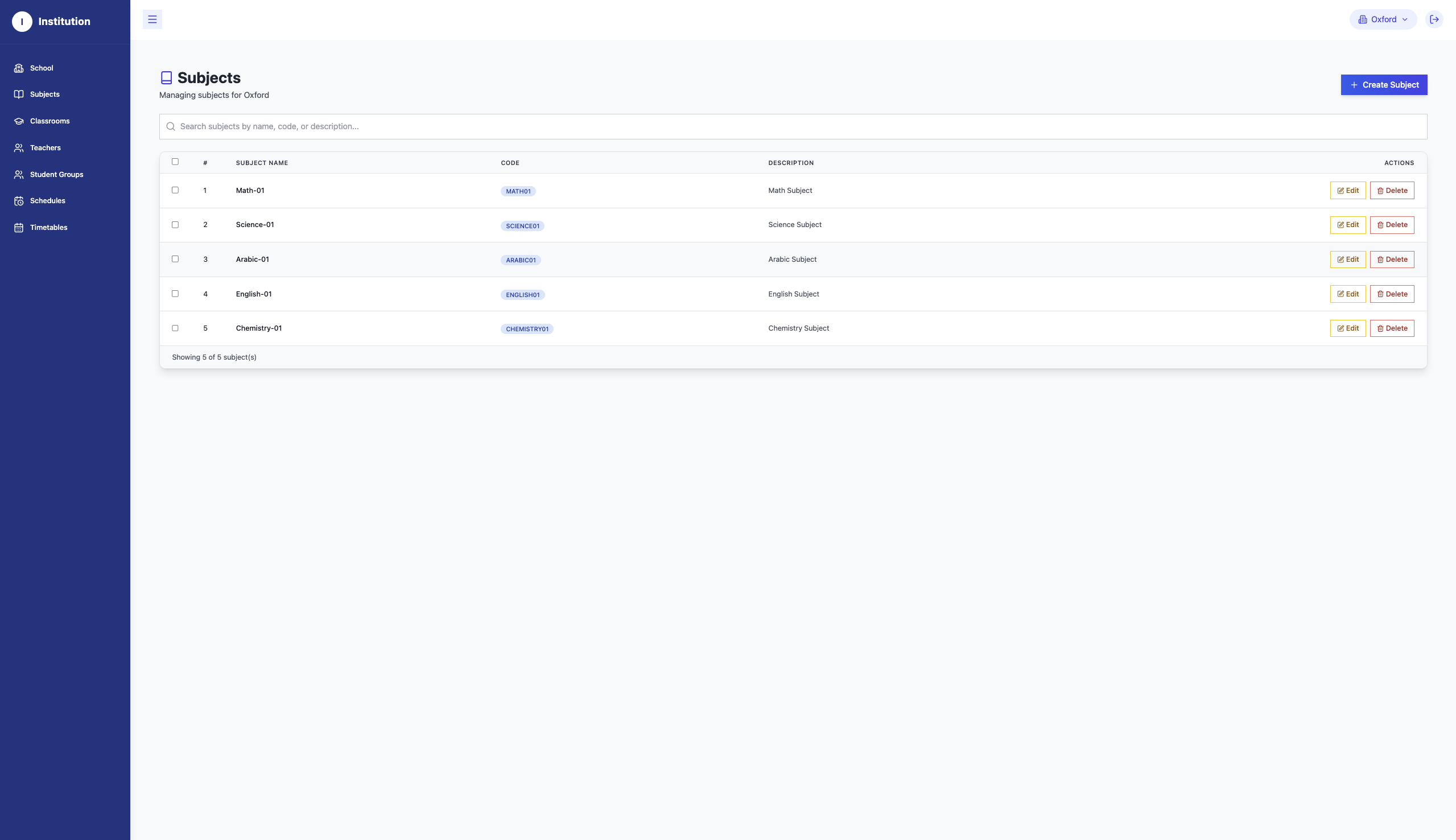 Institute Management System thumbnail 2